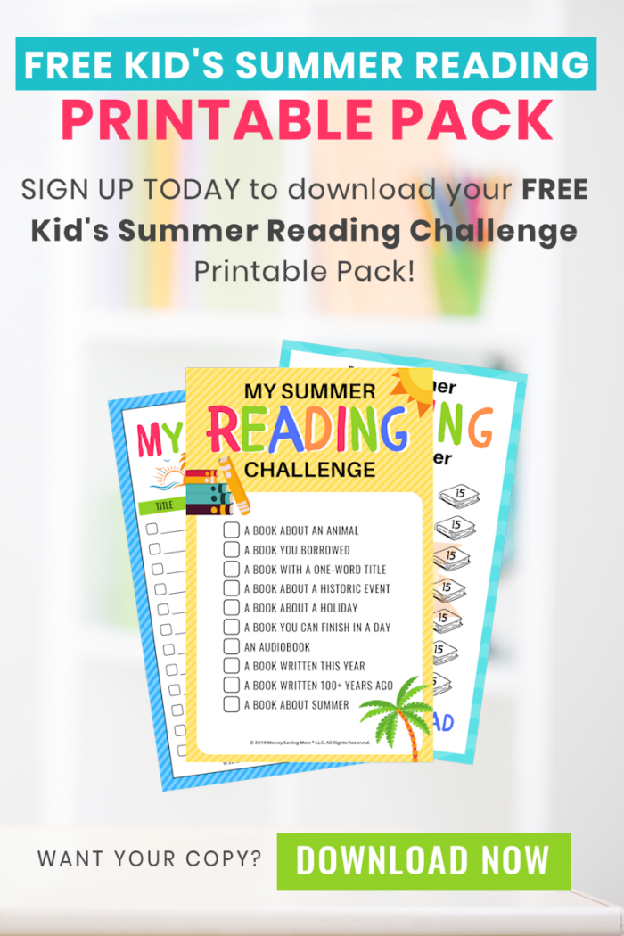 FREE Kid’s Summer Reading Printable Pack!
