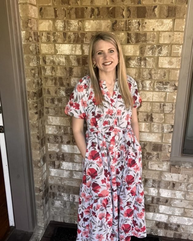 Women’s Summer Floral Midi Dress only $25.79 shipped!