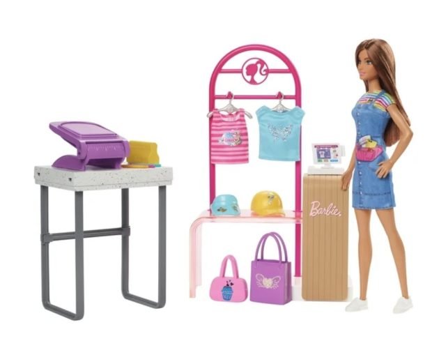*HOT* Barbie Make & Sell Boutique Playset only $12!