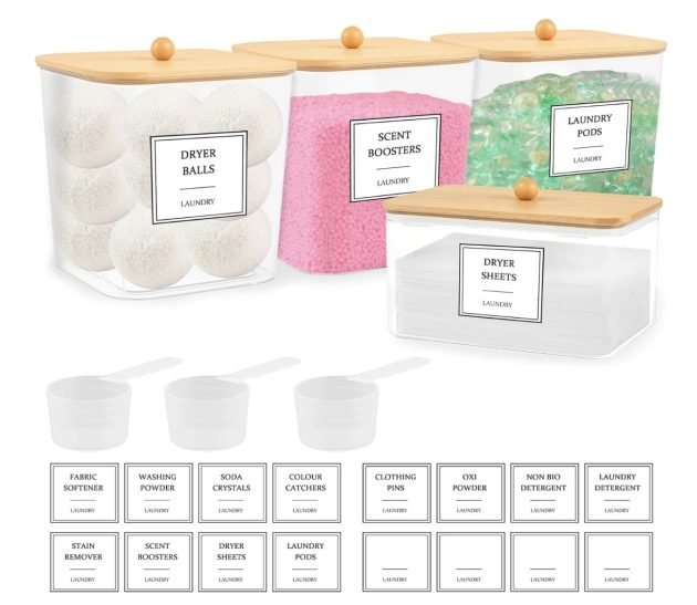 Laundry Pods Container (4 pack) only $17.39!
