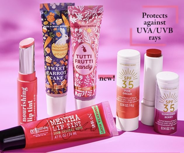 Bath & Body Works: All Lip Care only $3.95 today!