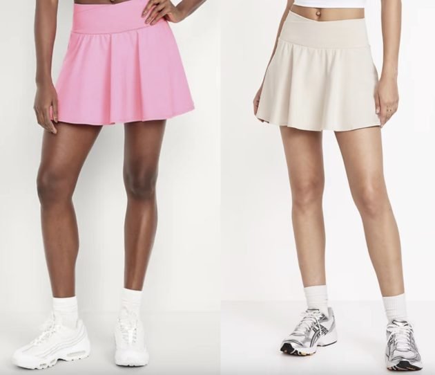Old Navy Women’s High-Waisted CloudComfy Skort only $15, plus more!