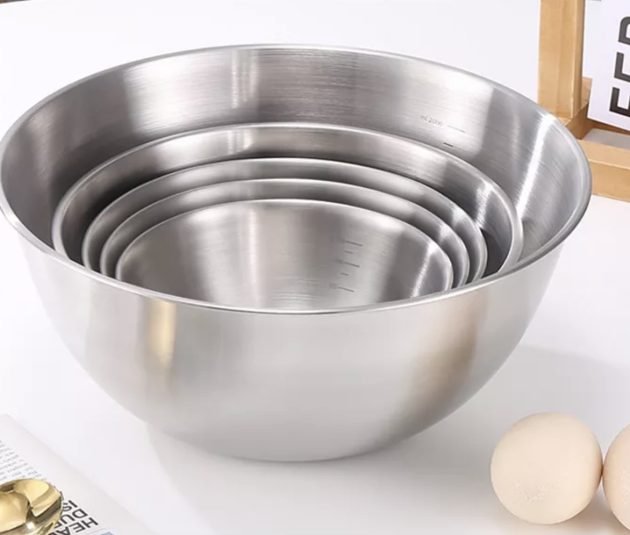 Art & Cook 5-Piece Nesting Stainless Steel Bowl Set only $24.99!